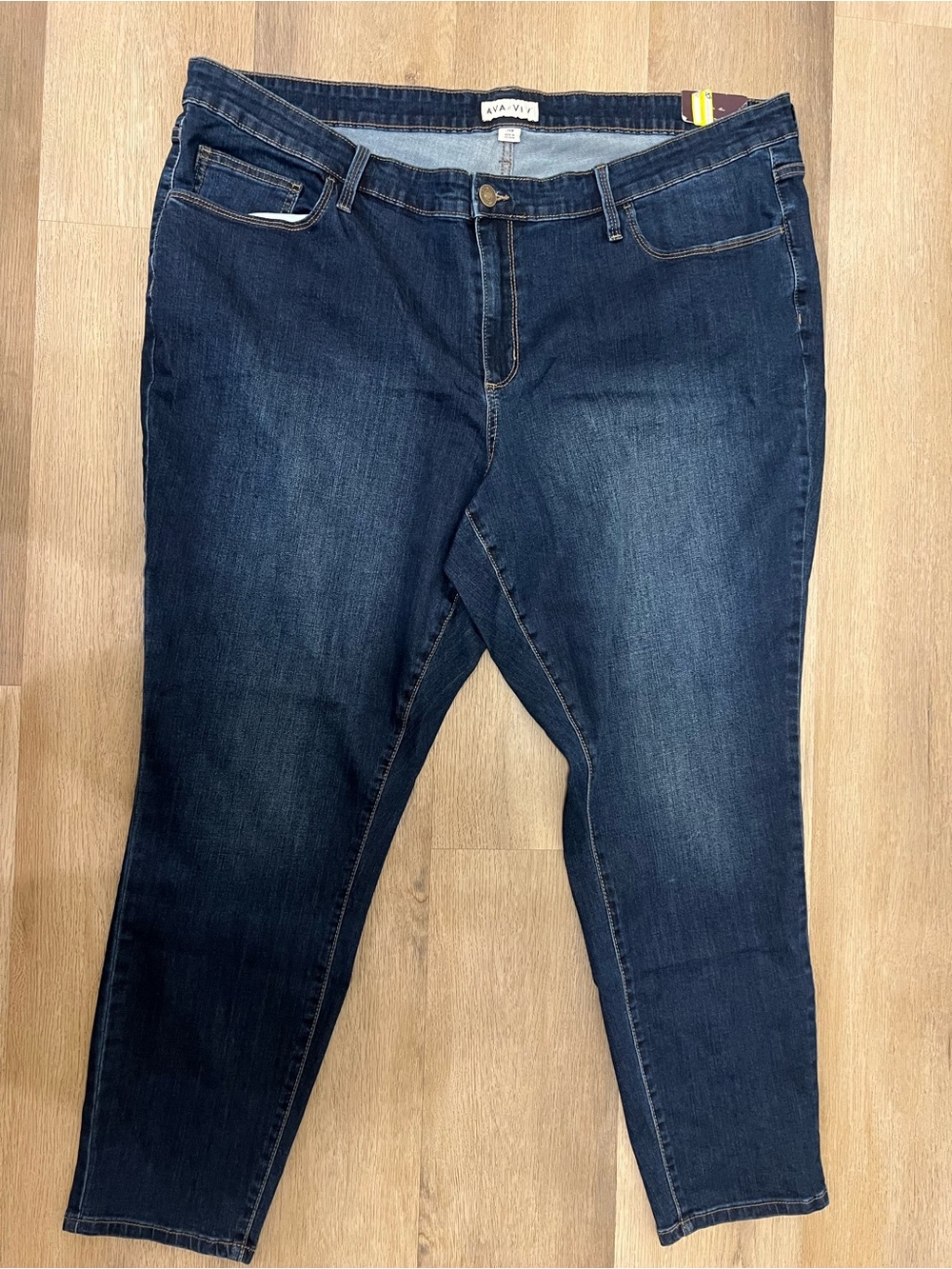 Ava & Viv Indigo Stretch Skinny Jeans - Women